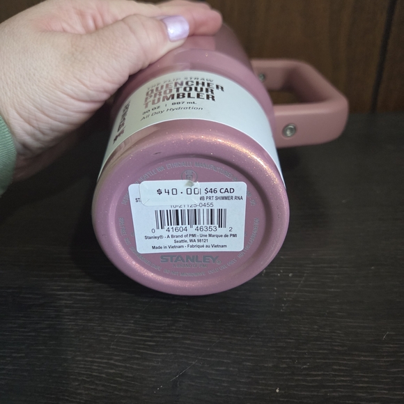 Stanley Pink Quencher Tumbler 30oz - Picture 3 of 6